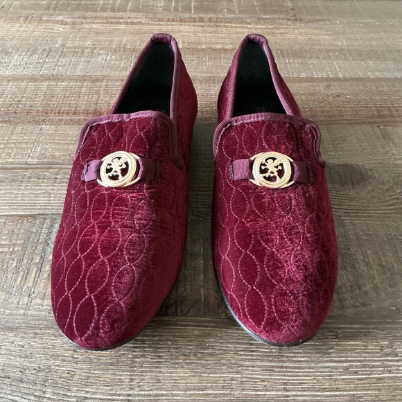 Stacy Adams Valet Slip On Bit Loafer Men\'s Shoes Burgundy main image 4